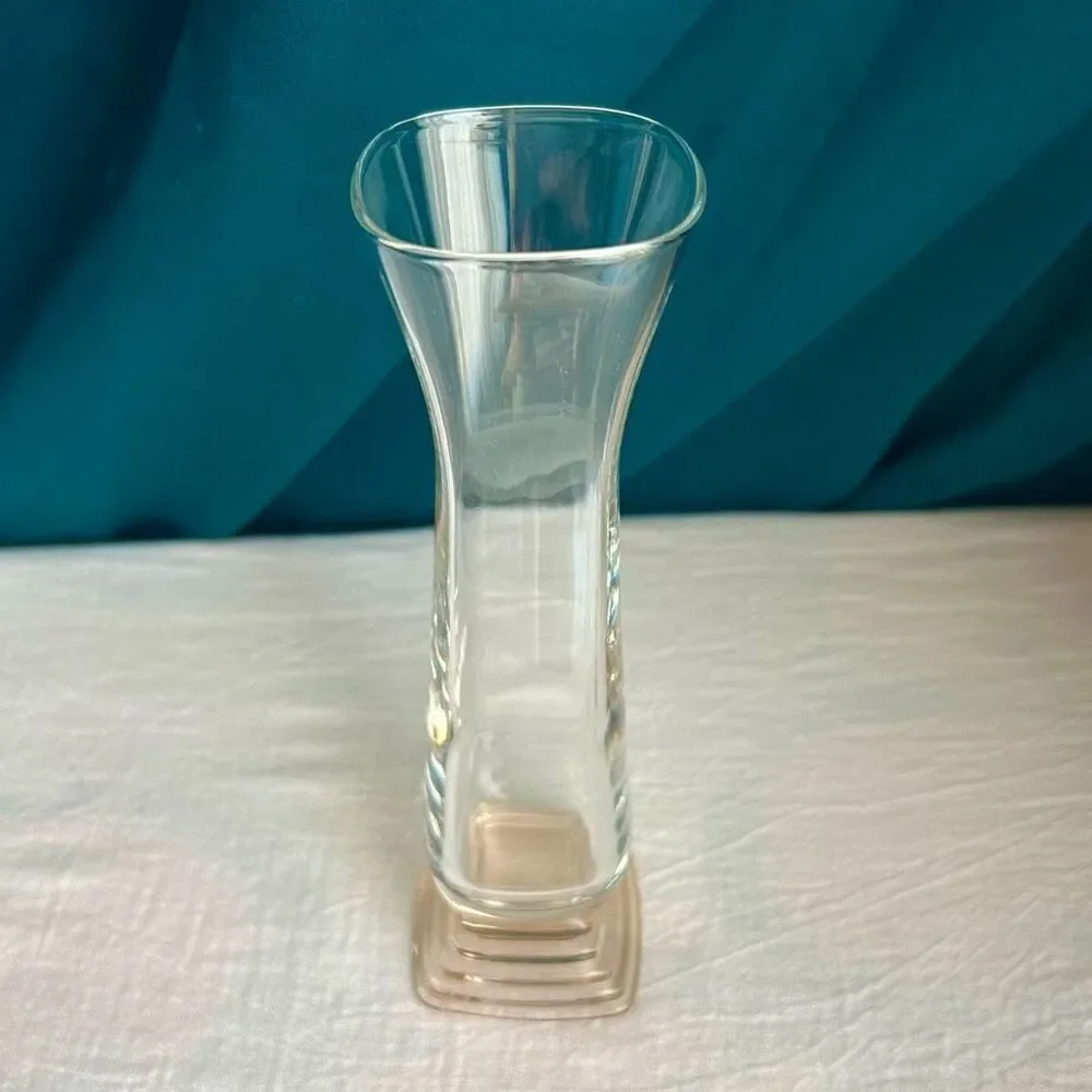 Italian Bormioli Rocco Classic Pale Pink Bud Vase